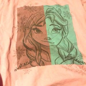 Pink purple and blue Elsa and Anna frozen/ Disney size girls XL